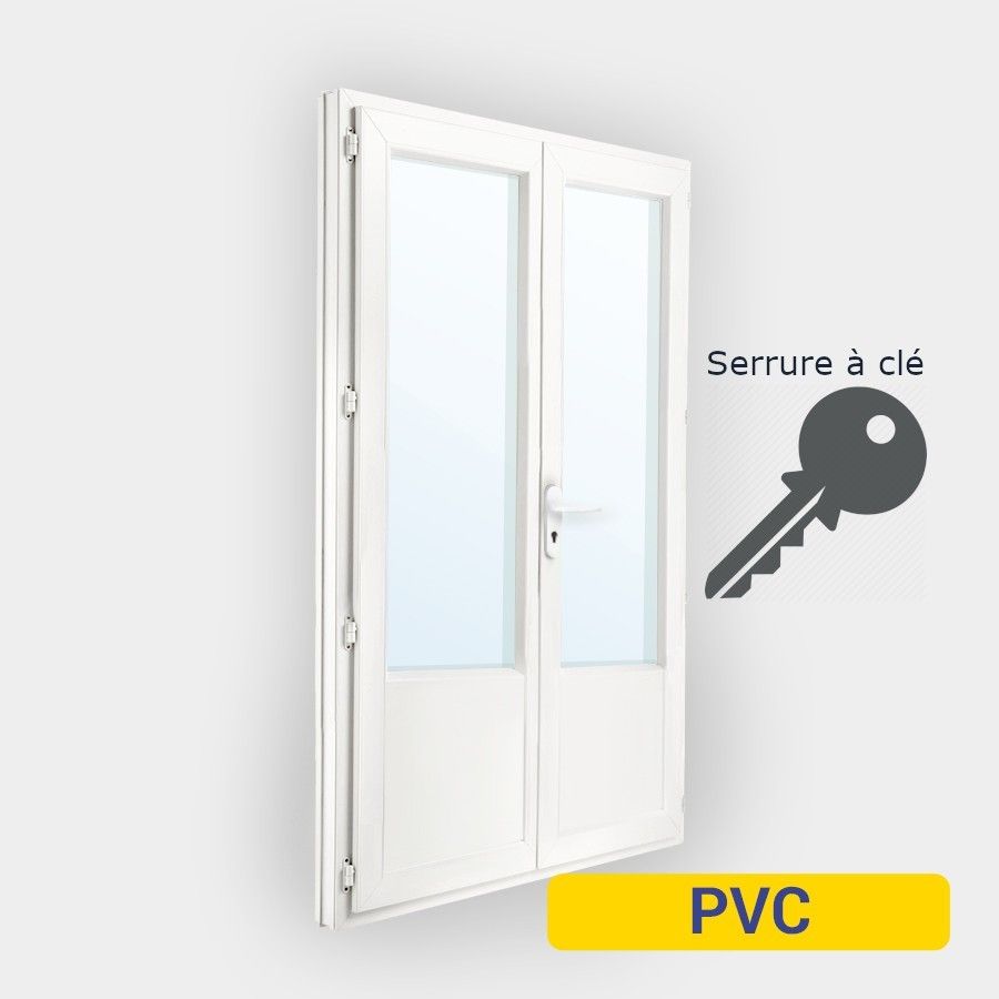 Porte-fenêtre Balcon PVC 2 ouvrants