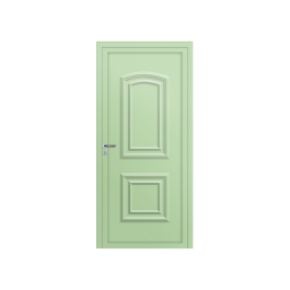 Porte d’entrée PVC couleur Granala - Vert blanc (RAL6019)