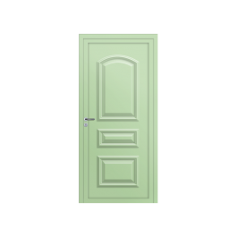Porte d’entrée PVC couleur Graciella - Vert blanc (RAL6019)