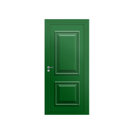 Porte d’entrée PVC couleur Gispana - Vert herbe (RAL6010)