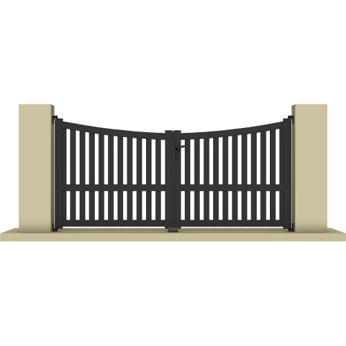 Portail battant aluminium sur-mesure GOM